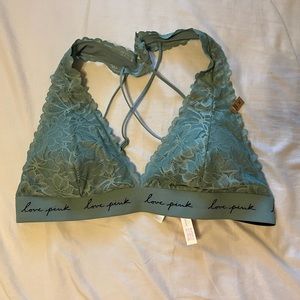 Pink Victoria Secret Green Bralette